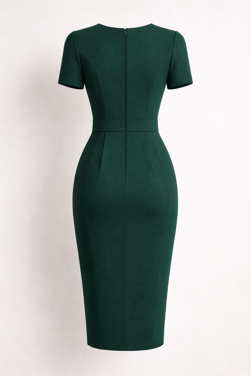 "Ligne Verte" Midi Dress